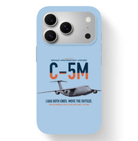 Thumbnail for C-5M Super Galaxy design on light blue magsafe iphone case, for iPhone 17 Pro