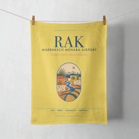 Thumbnail for Marrakech Menara Airport (RAK) design on yellow towel