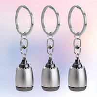 Thumbnail for Metal Aircraft Engine Key Chain - view 2