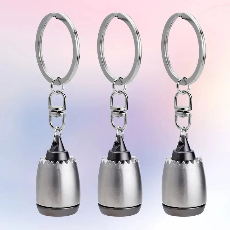 Metal Aircraft Engine Key Chain - view 2