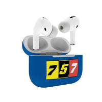 Thumbnail for Flat Colourful 757 AirPods Pro plastic case - Blue
