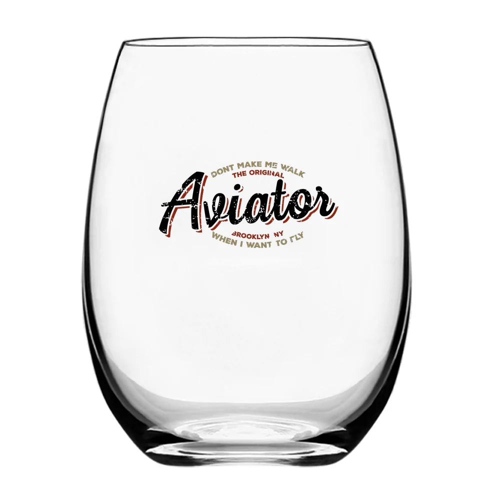 Customisable Aviator Drinking Glass - view 2