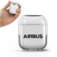 Thumbnail for Airbus & Text AirPods transparent case - Normal