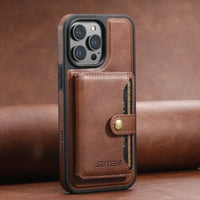 Thumbnail for Leather Magsafe Card Holder Case iPhone Case - view 2