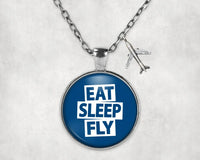 Thumbnail for Eat Sleep Fly Necklace - view 2