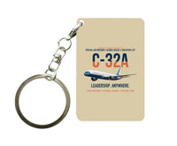 Thumbnail for C-32A SPECIAL AIR MISSION Key Chain design on beige key chain