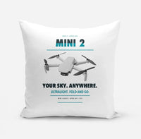 Thumbnail for DJI Mini 2 design on white pillow
