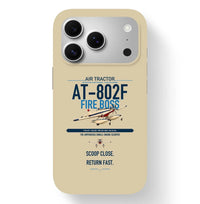 Thumbnail for Air Tractor AT-802F Fire Boss design on beige magsafe iphone case, for iPhone 17 Pro