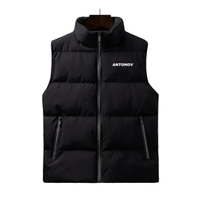 Antonov & Text Puffy Vests