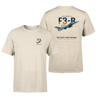 Thumbnail for Dassault Rafale C — F3-R standard design on beige t-shirt, double-side print