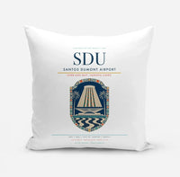 Thumbnail for Santos Dumont Airport (SDU) design on white pillow