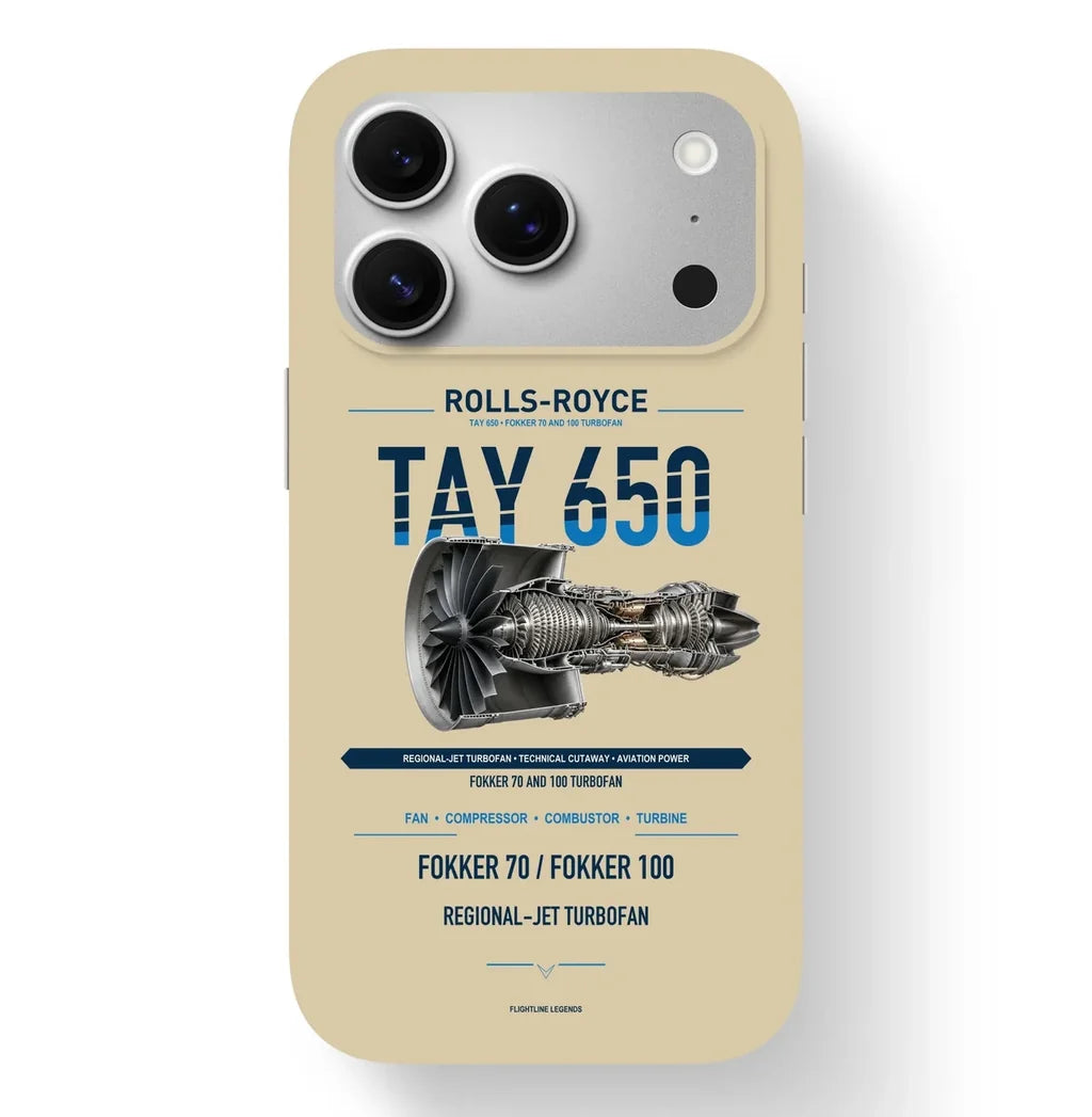 TAY 650 Case design on beige iphone case