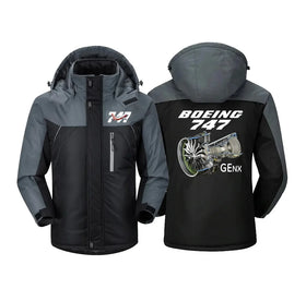 Boeing 747 & GENX Engine Thick Winter Jackets