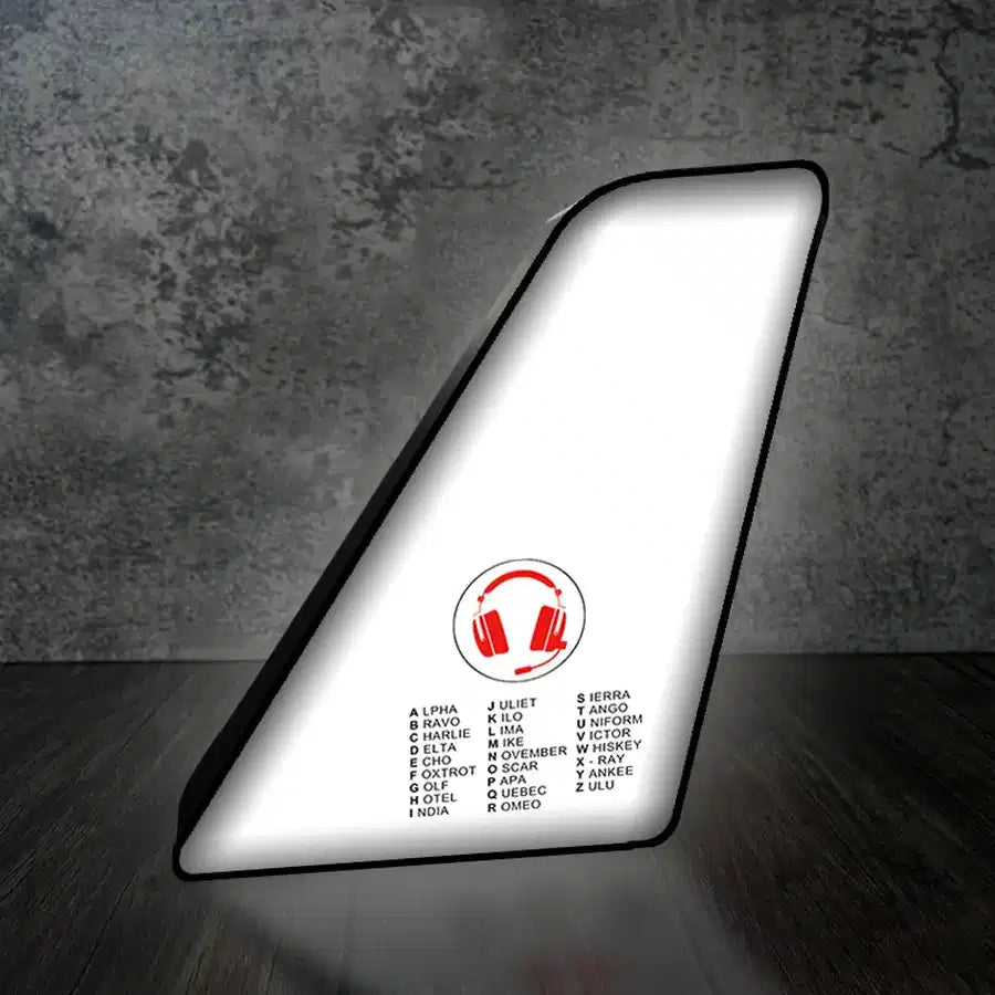 Aviation Alphabet 3D Lamp - view 2