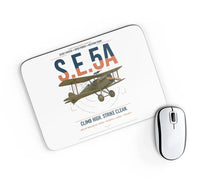 Thumbnail for Royal Aircraft Factory S.E.5a design on white rectangle mouse pad