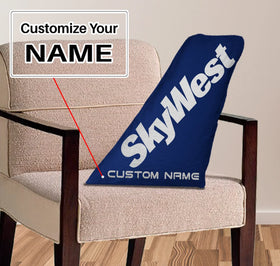 Skywest Airlines Aircraft Tail Pillows