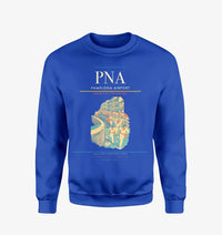 Thumbnail for Pamplona Airport (PNA) design on blue sweatshirt