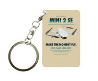 Thumbnail for DJI Mini 2 SE Key Chain design on beige key chain