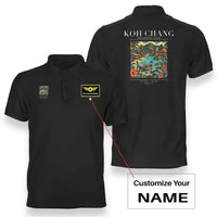 Thumbnail for KOH CHANG - Poster - Double-Side Polo - Black + Name