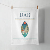Thumbnail for Julius Nyerere International Airport (DAR) design on white towel