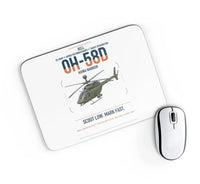 Thumbnail for Bell OH-58D Kiowa Warrior design on white rectangle mouse pad
