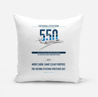 Thumbnail for Cessna Citation 550 - Citation II design on white pillow