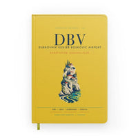 Thumbnail for Dubrovnik Ruđer Bošković Airport (DBV) design on yellow notebook