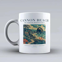 Thumbnail for CANNON BEACH - Poster - Mug - White