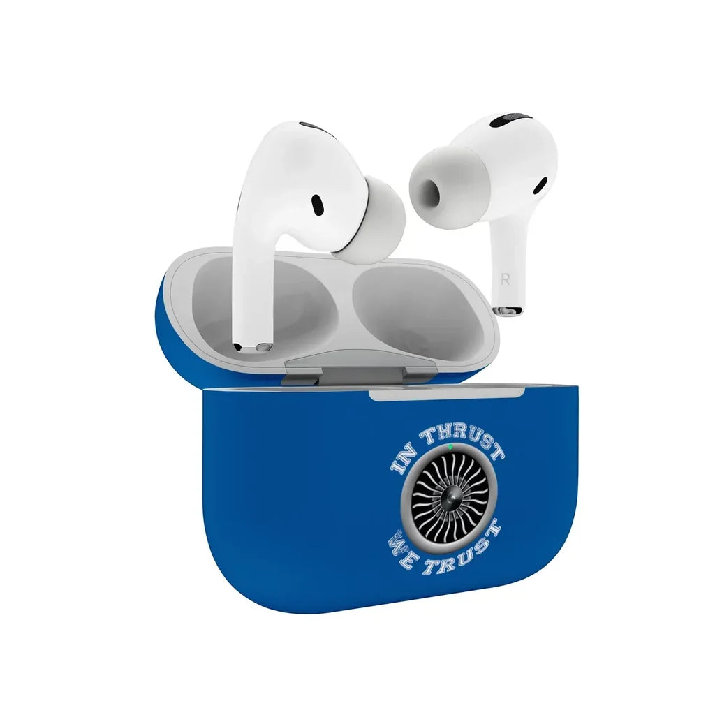 In Thrust We Trust (Vol 2) AirPods Pro plastic case - Blue
