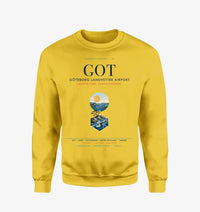 Thumbnail for Göteborg Landvetter Airport (GOT) design on yellow sweatshirt