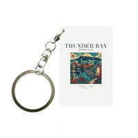 Thumbnail for THUNDER BAY - Poster - Key Chain - White