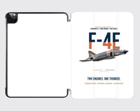 Thumbnail for F-4E Phantom II Two Engines One Thunder design on white ipad tablet case