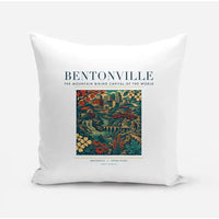Thumbnail for BENTONVILLE - Poster - Pillow - White