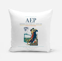 Thumbnail for Aeroparque Jorge Newbery (AEP) design on white pillow