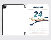 Thumbnail for Bombardier Learjet 24 design on white ipad tablet case