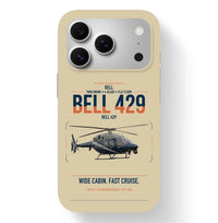 Thumbnail for Bell 429 design on beige magsafe iphone case, for iPhone 17 Pro