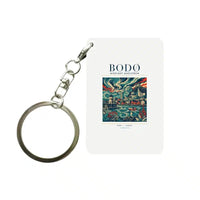 Thumbnail for BODØ - Poster - Key Chain - White