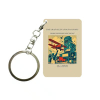 Thumbnail for VINTAGE G4451 - The Grain Elevator Waypoint - Designed Key Chain design on beige