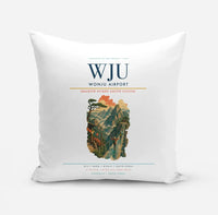 Thumbnail for Wonju Airport (WJU) design on white pillow