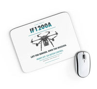 Thumbnail for Inspired Flight IF1200A design on white rectangle mouse pad