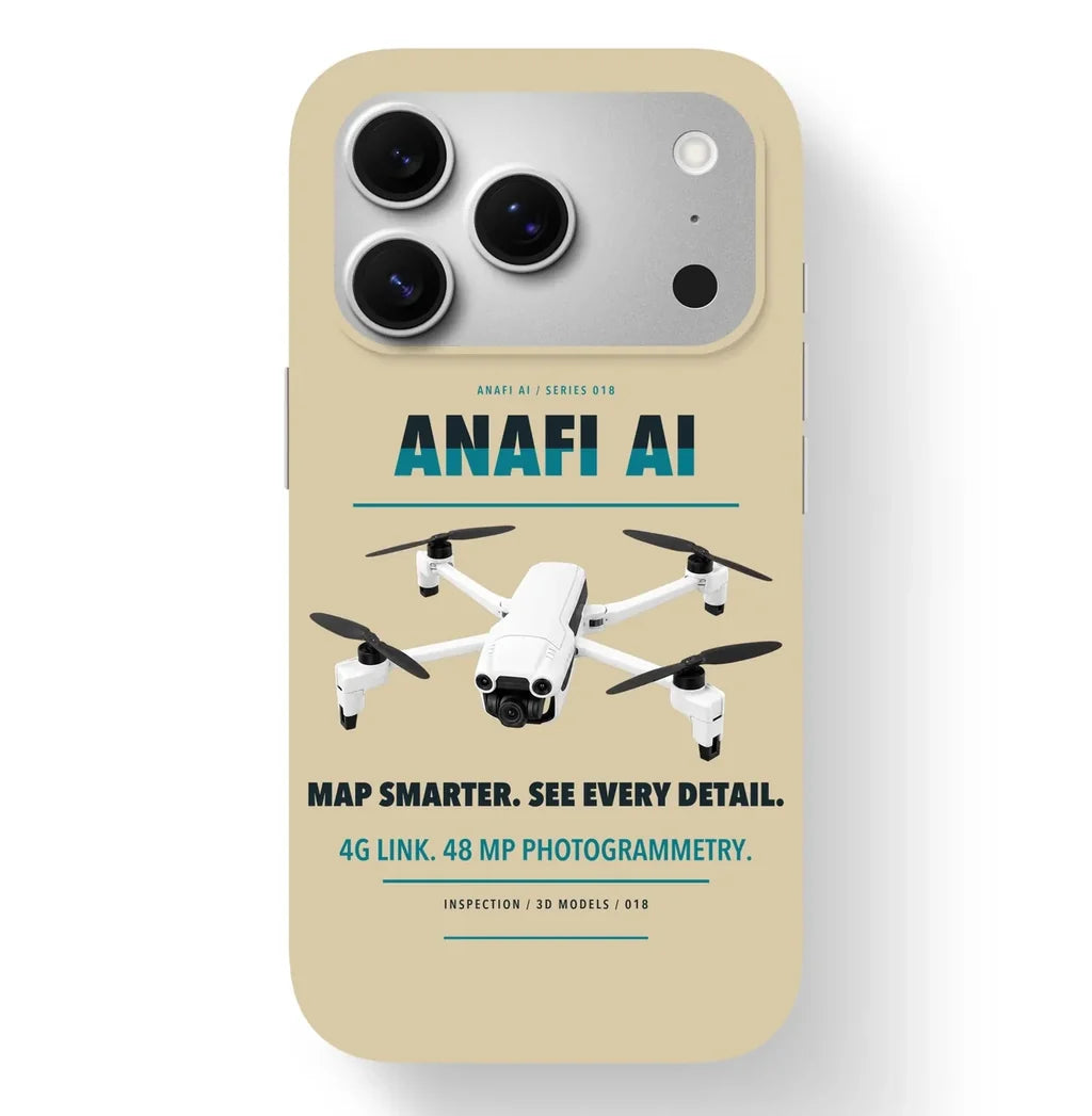 Parrot ANAFI Ai Case design on beige iphone case