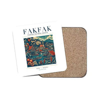 Thumbnail for FAKFAK - Poster - Coaster - White