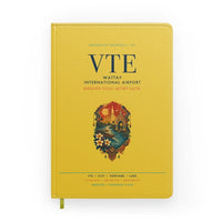 Thumbnail for Wattay International Airport Vientiane (VTE) design on yellow notebook