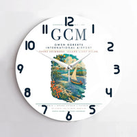 Thumbnail for Owen Roberts International Airport (GCM) design on white no frame wall clock