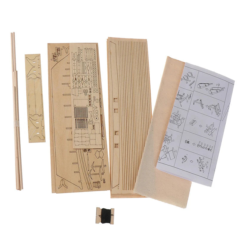 Filet Handmade Wooden Sailboat DIY Model - view 2