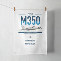 Thumbnail for Piper M350 design on white towel
