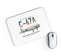 Thumbnail for C-47A Skytrain design on white rectangle mouse pad