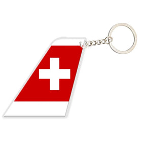 Swiss Airlines Tail Key Chains