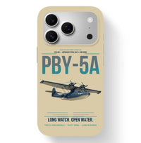 Thumbnail for PBY-5A Catalina design on beige magsafe iphone case, for iPhone 17 Pro