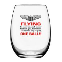 Thumbnail for Customisable Flying One Ball Drinking Glass - view 2